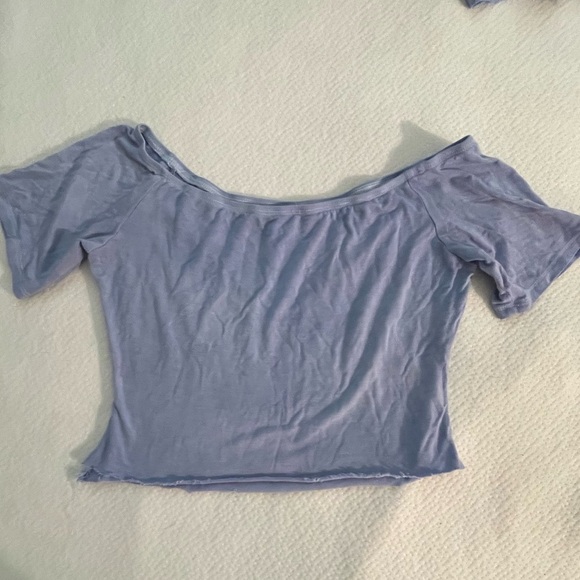 Y2K BUNDLE Crop Tops Juicy Graphic and blue Crop Tops women’s tops Small - Picture 10 of 11